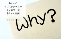 お客様にあなたの価値を届けるためのマーケティング学習室 vol.5_あなたのインスタグラムのフォロワーが増えない原因ってご存知でした？